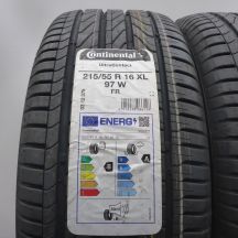 2. Opony 215/55 R16 4x CONTINENTAL 99V XL UltraContact Letnie 2022 