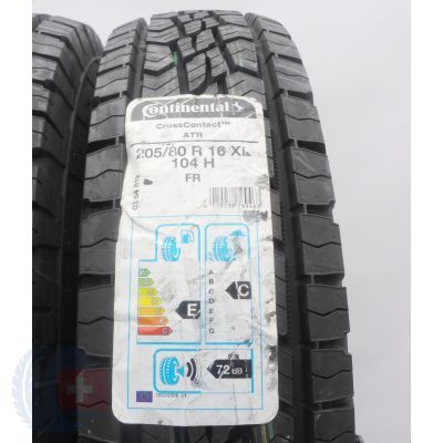 3. Opony 205/80 R16 2x CONTINENTAL 104H XL CrossContact ATR M+S Letnie 2021 Jak Nowe