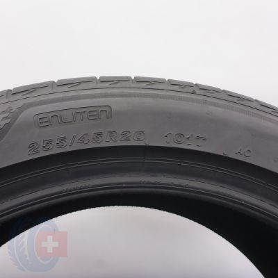 6. Opony 255/45 R20 2x BRIDGESTONE 101T Turanza Eco SEAL A0 Letnie 2022 6-5,8mm