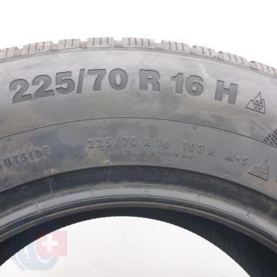 9. Opony 225/70 R16 4x CONTINENTAL 103H WinterContact TS 850 P SUV 2022 Zimowe 