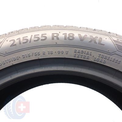 6. Opony 215/55 R18 2x BARUM 99V XL Bravuris 5HM Letnie 2022 Jak Nowe Nieużywane