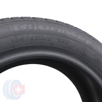 7. 4 x GOODYEAR 195/55 R15 85H EfficientGrip Lato DOT14/16 6,2-7mm Jak Nowe