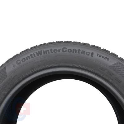 6. Opony 205/55 R16 2x CONTINENTAL 91T ContiWinterContact TS850 zimowe 6,5-7,2mm 2015