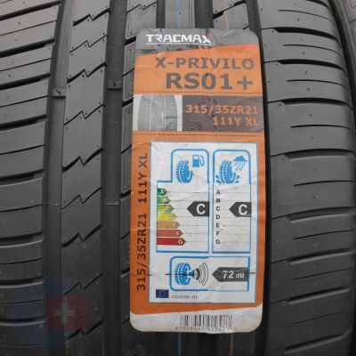 2. Opony 315/35 R21 2x TRACMAX 111Y XL X-privilo RS01 + Letnie M+S 2020 Jak Nowe Nieużywane
