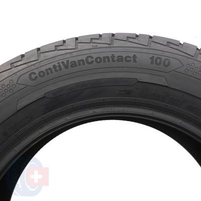 7. Opony 195/65 R16C 4x CONTINENTAL 104/102T ContiVanContact 100 Letnie 2021/22 Jak Nowe