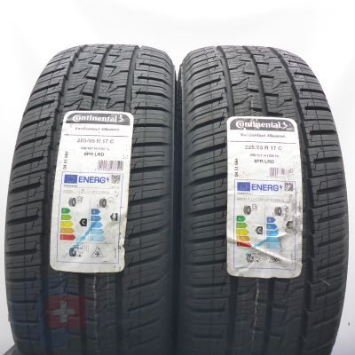 Opony 225/55 R17C 2x CONTINENTAL 109/107H VanContact 4Season Wielosezonowe 2023 