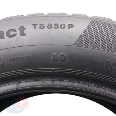 8. 2 x CONTINENTAL 225/55 R17 97H WinterContact TS850P AO Zima 6,5-7mm 2021