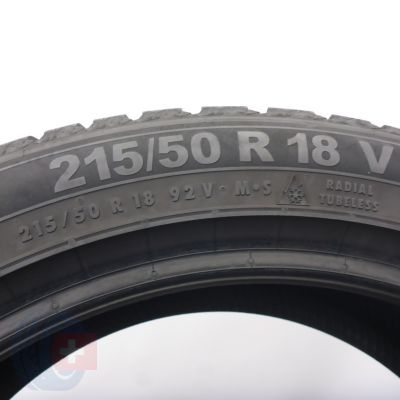 7. Opony 215/50 R18 4x SEMPERIT 92V XL Speed-Grip 5 Zimowe 2023 9mm 