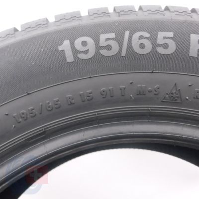 5. Opony 195/65 R15 2x CONTINENTAL 91T MO ContiWinterContact TS830P Zimowe 2023 7,8-8mm