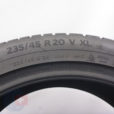 4. Opony 235/45 R20 1x CONTINENTAL 100V XL WinterContact TS 870 P Zimowa 2022 8mm