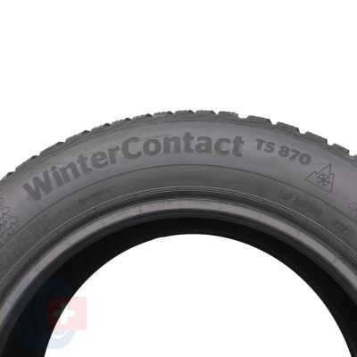 4. Opona 205/60 R16 1x CONTINENTAL 92T WinterContact TS870 zimowa 7,2mm 2021 Jak Nowa