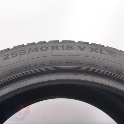 6. Opony 255/40 R18 2x CONTINENTAL 99V XL WinterContact TS860S BMW RunFlat Zimowe 2022 7,8mm