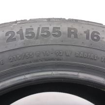 7. Opony 215/55 R16 4x CONTINENTAL 93W ContiPremiumContact 5 Letnie 2020 Nieużywane 