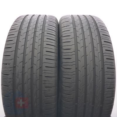 Opony 215/55 R17 2x CONTINENTAL 98H EcoContact6 Letnie 2022 5,8mm